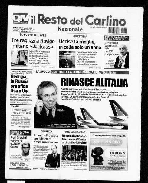 Il Resto del Carlino : giornale dell'Emilia